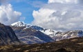 Climbing, walking and skiiing in Glen Coe in the Highlands of Scotland