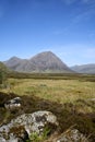 Glen coe pass scottish highlands landscape Royalty Free Stock Photo