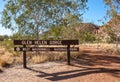 The Glen Helen Gorge sign