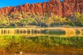 Glen Helen Gorge reflect Royalty Free Stock Photo