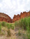 The Glen Helen gorge Royalty Free Stock Photo