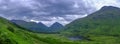Glen and Loch Etive from near Gualachulian, Scotland Royalty Free Stock Photo