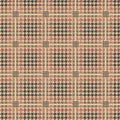Glen plaid houndstooth pattern Royalty Free Stock Photo