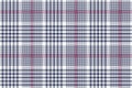 Glen Plaid Pattern Vector In Blue, Pink, White. Seamless Tweed Checks For Skirt, Coat, Jacket, Or Other Modern Womenswear Fashion.