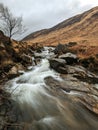 Glen Rosa water, on the Isle of Arran, Scotland Royalty Free Stock Photo