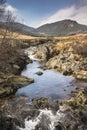 Glen Sannox on the Isle of Arran in Scotland. Royalty Free Stock Photo