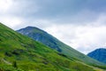 Glencoe, Highland Region, Scotland Glencoe or Glen Coe mountains panoramic view ,Scottish Higlands,Scotland, UK.