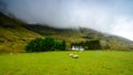 Glencoe landscape, Highlands Scotland landscape in summer time