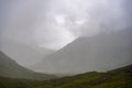 Glencoe on Misty Moody day Royalty Free Stock Photo