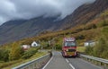 European lorry on the road