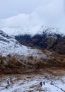 Glencoe valley in the winter