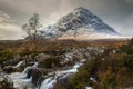 Glencoe in Winter Royalty Free Stock Photo