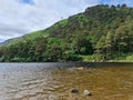 Glendalough lake and forest. Ireland