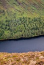 Glendalough lake in Wicklow mountains