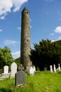 Glendalough Round Tower Royalty Free Stock Photo