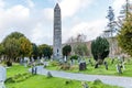 Glendalough round tower Royalty Free Stock Photo