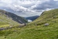 Glendalough Upper lake, Glenealo valley, Wicklow way Royalty Free Stock Photo