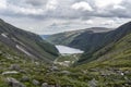 Glendalough Upper lake, Glenealo valley, Wicklow way, County Wicklow, Ireland Royalty Free Stock Photo