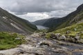 Glendalough Upper lake, Glenealo valley Royalty Free Stock Photo