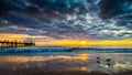 Glenelg Beach jetty at sunset