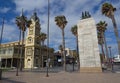 The Glenelg Town Hall and War Memorial on Moseley Square in the City of Holdfast Bay at Glenelg.