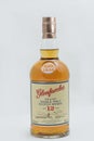 Glenfarclas Highland Single Malt Scotch Whisky bottle against white background