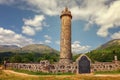 Glenfinnan monument, column topped by a highlander with kilt. Co