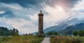 Glenfinnan Monument in the evening