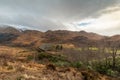 Glenfinnan viaduct aerial view scotland