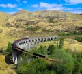 Glenfinnan Viaduct Jacobite Steam Train, Scottish Highlands, UK