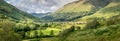 Glenfinnan Viaduct where the Harry Potter movie was filmed Royalty Free Stock Photo