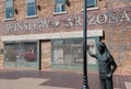 Glenn Frey statue in Winslow, Arizona Royalty Free Stock Photo