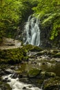 Glenoe Waterfall, Larne, Ballycarry, Northern Ireland Royalty Free Stock Photo