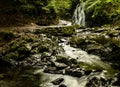 Glenoe Waterfall, Larne, Ballycarry, Northern Ireland Royalty Free Stock Photo