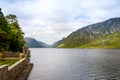 Glenveagh National Park, Donegal in Northern Ireland. Beautiful rough landscape with green moss forest, lake, park and Royalty Free Stock Photo