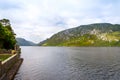 Glenveagh National Park, Donegal in Northern Ireland. Beautiful rough landscape with green moss forest, lake, park and Royalty Free Stock Photo