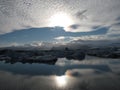 Gletsjer melting ice iceland Royalty Free Stock Photo