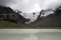 Gletsjer Switserland lake the moiry Royalty Free Stock Photo