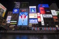 The Glico Man advertising billboard and other advertisemant in Dontonbori, Osaka Royalty Free Stock Photo