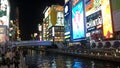 Glico Man, light billboard in Dotonbori shopping street