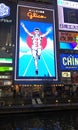 Glico Man, light billboard in Dotonbori shopping street, Osaka, Japan