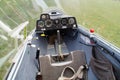 Glider cabin interior