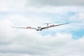 Glider in flight Royalty Free Stock Photo