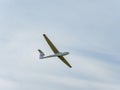 Glider or sailplane in flight,near Loch Leven,Perth and Kinross,Scotland Royalty Free Stock Photo