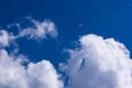 Glider, sky, clouds Royalty Free Stock Photo