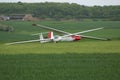 Gliders in an airfield Royalty Free Stock Photo