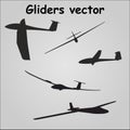 Gliders vector pack