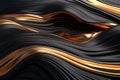 Glimmering Golden Code. Exquisite Pattern in Black and Gold for a Striking Visual Impact, background