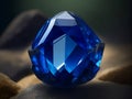 Glimmering Treasures: Enchanting Blue Gemstone Picture Prints Royalty Free Stock Photo