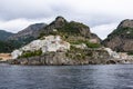 A glimpse of Amalfi on the Amalfi coast Royalty Free Stock Photo